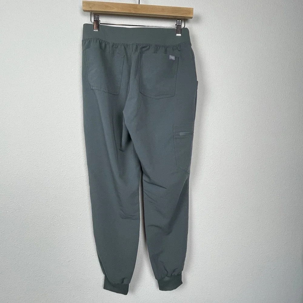 Figs Olive Green Zamora Cargo Scrub‎ Pants Size S Medical Nurse Workwear